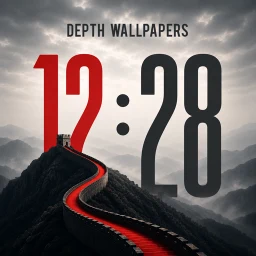 Depth Wallpapers 4k Live Clock のアイコン
