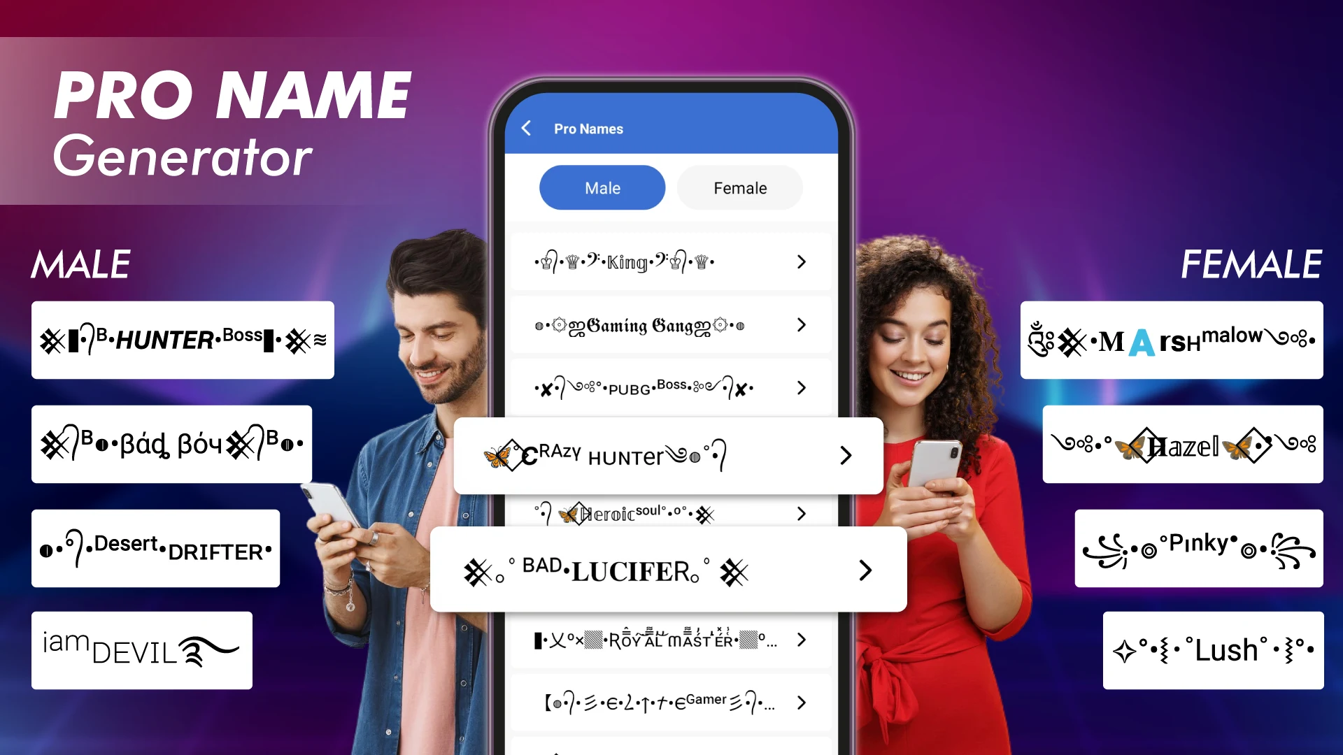 Nickname Generator for Gamer screenshot