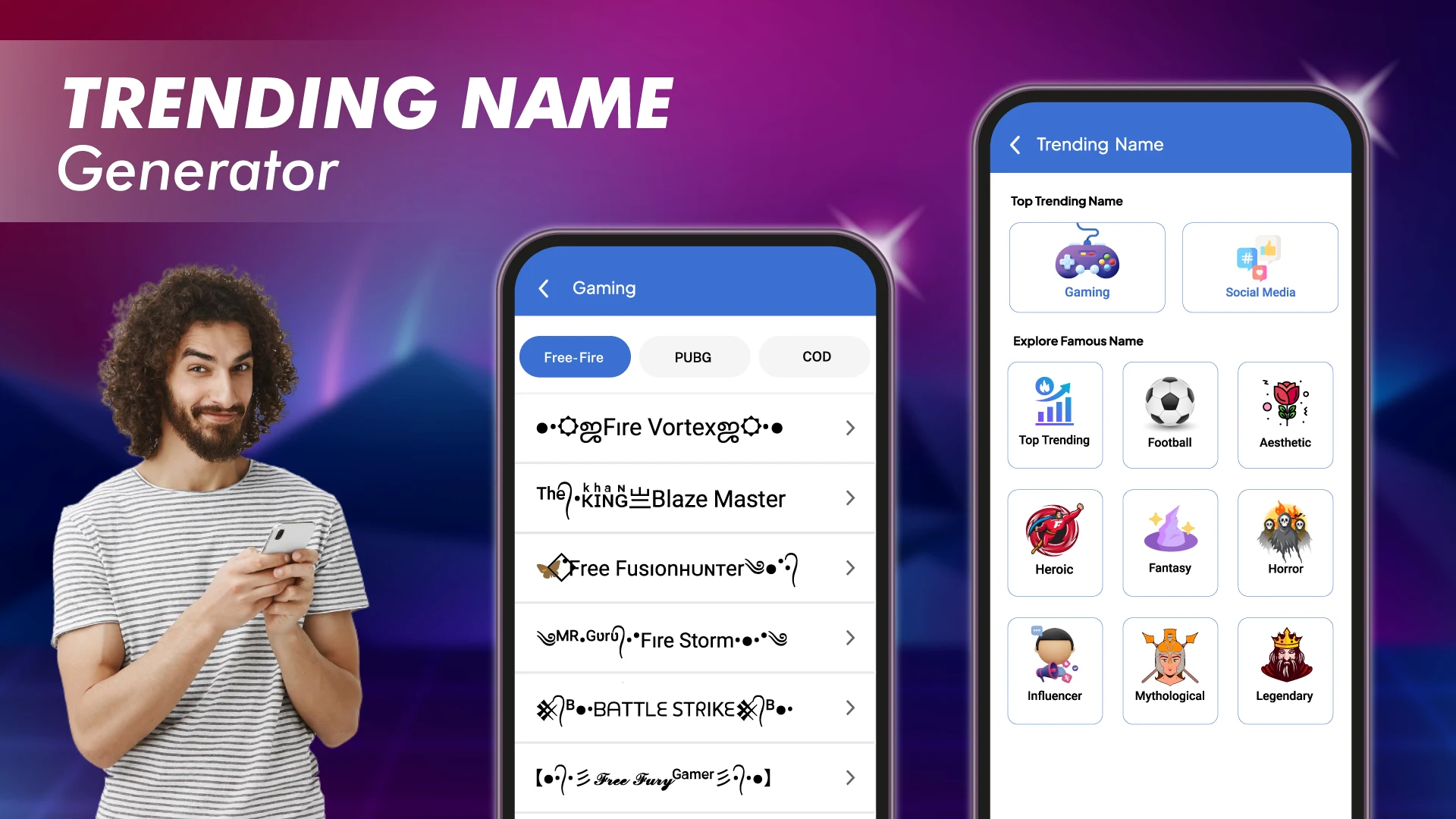 Nickname Generator for Gamer screenshot